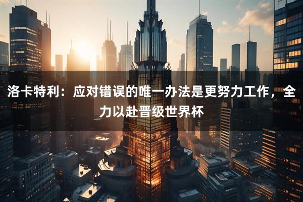 洛卡特利：应对错误的唯一办法是更努力工作，全力以赴晋级世界杯